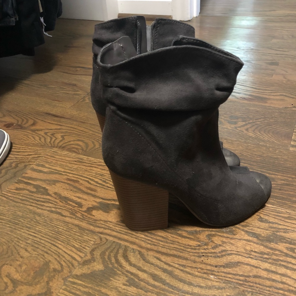 Peep Tow Ankle Boots